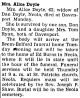 Council Bluffs Nonpareil, IA - Obituary, Alice Doyle [1163]