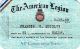 American Legion Certificate - Francis E. Quigley [1320]