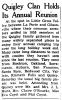 Feather River Bulletin, CA, Quincy - Quigley Reunion at Little Grass Valley [5096]