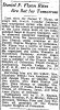 Seattle Daily Times, WA; Feb 9, 1927 - Obituary for Daniel F. Flynn [5260]