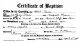 Baptismal Certificate - Albert James Wilmes [5312]
