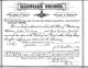 Texas Marriage Certificate, Grayson Co. - John Wilcox & Miss Emma Walker [6062]